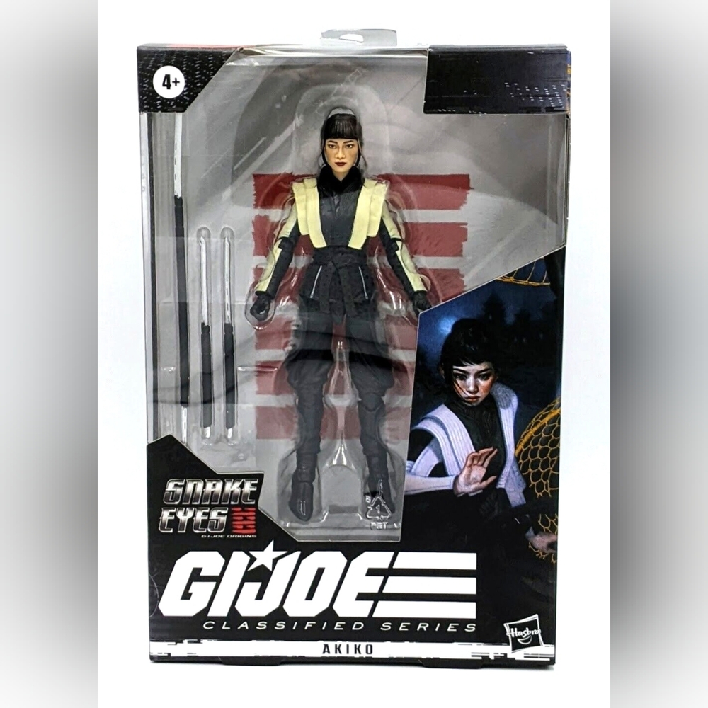 Hasbro GI Joe Snake Eyes Classified Akiko Figure Brand New